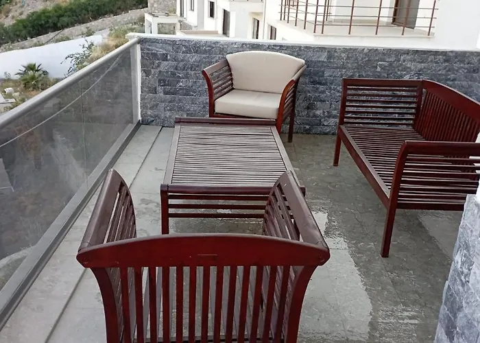 Bodrum Gundogan House With Sea View privato